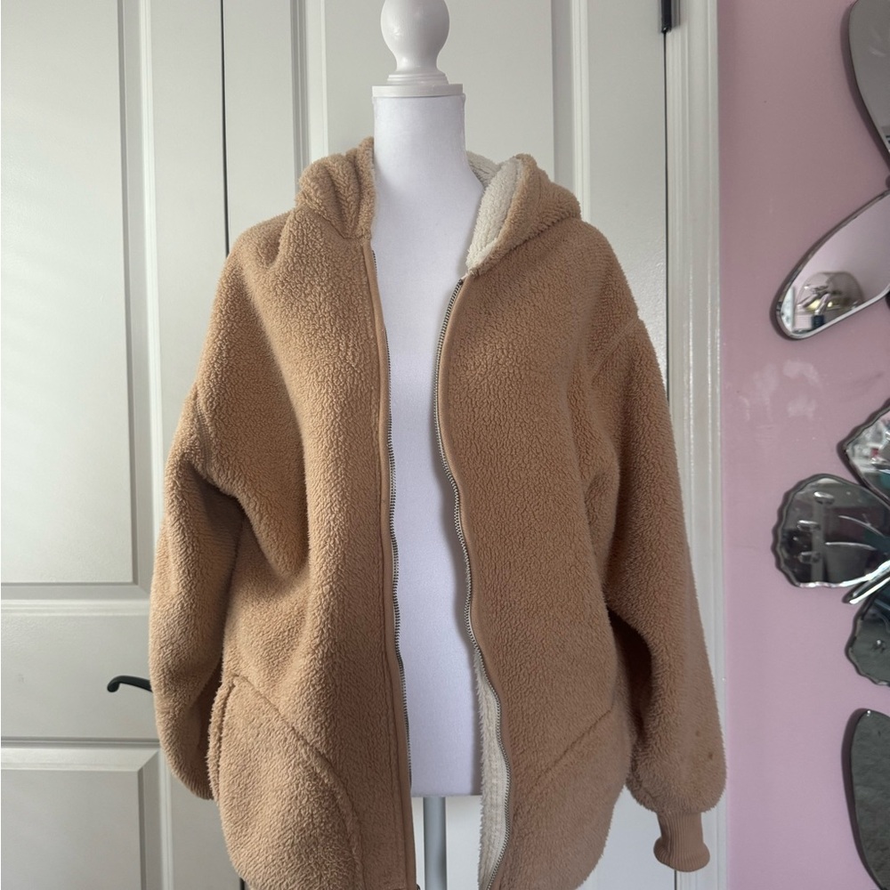 Hollister Tan Sherpa Jacket